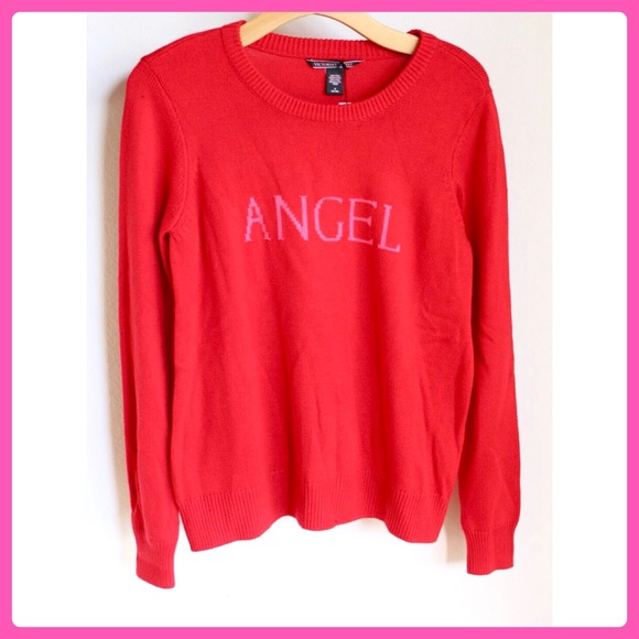New Victoria’s Secret Red Angel Sweater - Picture 3 of 6